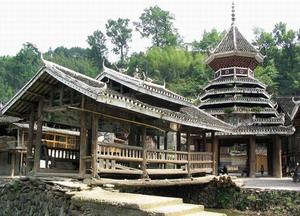 Drum Towers in Zhaoxing